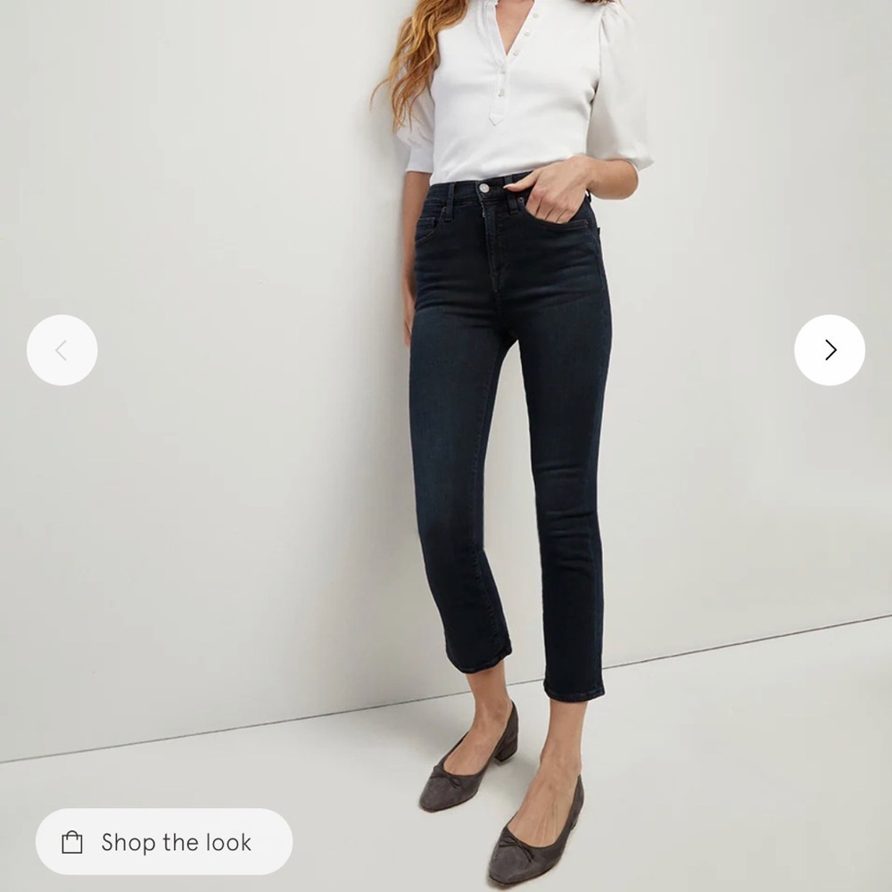 Veronica Beard Carly Kick Flare High Rise Jeans